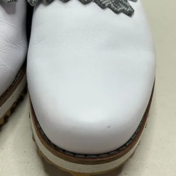 FootJoy Sport Retro Kiltie Spikeless Golf Shoes Leather 92395 Women's US 8 M - Picture 10 of 12